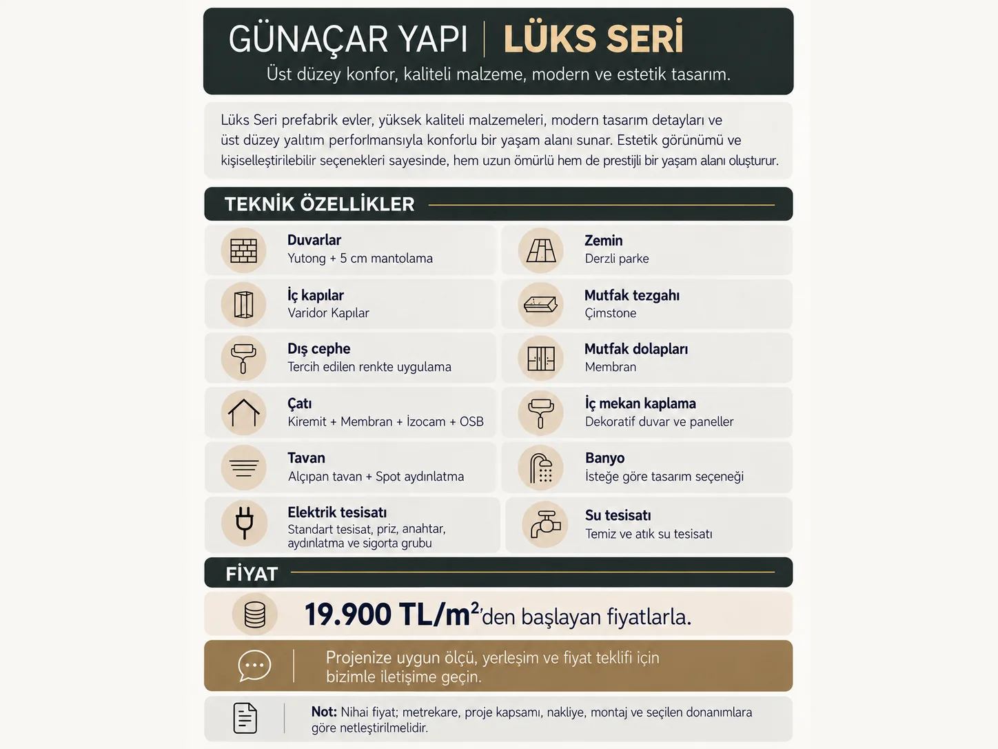 GÜNAÇAR YAPI | LÜKS SERİ fotoğraf 6